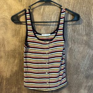 Caution to the Wind Front Button Tank